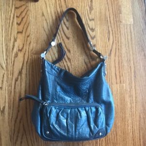 B. Makowski Blue Hobo Bag